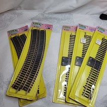 VTG New Atlas HO Scale Brass Snap Switch Track Lot Of 5 Mixed Straight &amp; Curved - £21.86 GBP