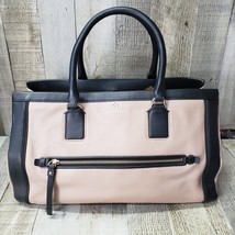KATE SPADE Hudson Street Kellan Shoulder Tote Bag Blush Pink Black Purse - £61.98 GBP