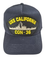 USS California CGN-36 Ship HAT - Navy Blue - Veteran Owned Business - $21.92