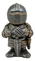 Anime Chibi Renaissance Medieval Knight Suit Of Armor With Sword Figurin... - £16.72 GBP