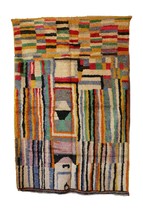 Handmade moroccan rug - colorful berber carpet made from wool 10.1 x 6.43 ft - £804.24 GBP
