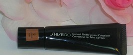 New Shiseido Natural Finish Cream Concealer Deep Bronze #5 .44 oz / 10 ml - $13.59