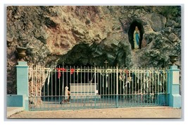 The Grotto Mission San Xavier Tucson Arizona AZ UNP Chrome Postcard F21 - £1.45 GBP