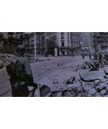 VINTAGE PHOTO;WAR AND DESTRUCTION IN THE CITY STREETS ;  CIRCA 1943 - $14.95