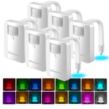6 Pack Toilet Night Light With Motion Sensor Activated, 16 Led Color Changing In - £47.15 GBP