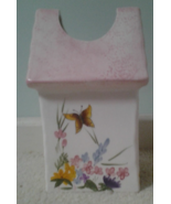 Noho Studio Clever Choice White Ceramic Hand Painted House-Shaped Flower... - $67.67 CAD