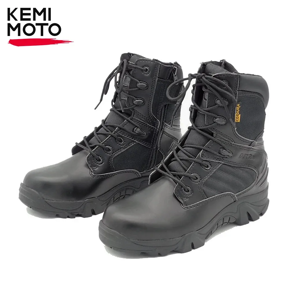 Motocross Shoes Tactical  Motorcycle Men Boots Racing Off-road Shoes Mot... - $89.78
