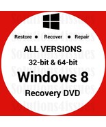 Windows 8 N 64 Bit Recovery Reinstall Boot Restore DVD Disc Disk - $14.99