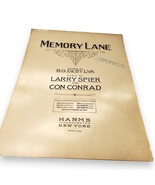 Rare 1928 Vintage Sheet Music Memory Lane by Harms Inc. New York – Colle... - $152.05 MXN