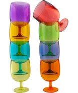 Colorful Stackable Acrylic Tumblers - Set of 8 8 Different colors - €43,10 EUR