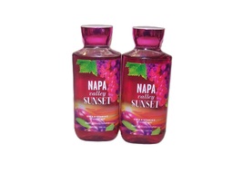 Bath &amp; Body Works Napa Valley Sunset Shea &amp; Vitamin E Shower Gel Lot of 2 - £19.57 GBP