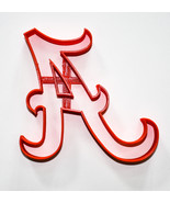 6x University of Alabama A Fondant Cutter Cupcake Topper 1.75 IN USA FD705 - £6.38 GBP