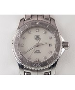 TAG Heuer Acciaio Inox Donna Quarzo Collegamento Orologio Con / Mop Diam... - $1,797.56 CAD