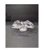 Mikasa Frosted Crystal Bowl, Parisian Ivy Candy Dish, Heavy Leaded Glass... - $280.60 MXN