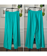 NWOT Lulus Postcards From Me Turquoise Green Wide Leg Pants M - $47.94 CAD