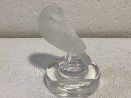 Small Frosted Lalique Bird - £38.77 GBP