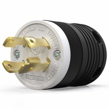 ELEGRP NEMA L14-30P Locking Plug, Generator Twist Lock Adapter Male Plug... - $23.77
