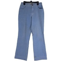 Vintage 90s St Johns Bay Corduroy Pants Jeans 4 Blue Stretch Bootcut Mid... - $23.07