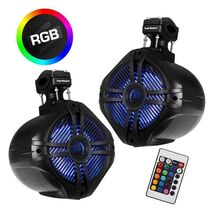 Power Acoustik Marine 8 2-Way Wakeboard Speakers with RGB LED Illuminati... - $199.60