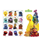 USPS Unused  Sheet of 16 2019 &quot;Sesame Street&quot; Scott 5394 MNH - $14.90