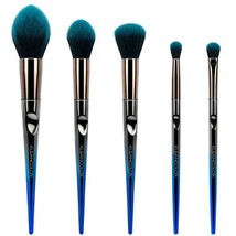 KleanColor Daily Essentials 5-Piece Face &amp; Eye Brush Set - Makeup Brushe... - $9.00