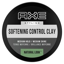 Axe Styling Natural Look Softening Control Clay Hair Cream For Men 2.64 Oz - £7.43 GBP