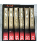 VHS Tape -  6 Maxell HGX Gold Video Tape &amp; free  Shelf Storage Display - $442.73 MXN
