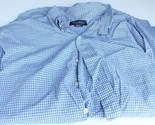 Brooks Brothers Long Sleeve Shirt Blue and White Checks L  - $8.90