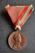 Austrian Military Bravery Medal Bronze Grade - FORTITVDINI #1 - £33.63 GBP