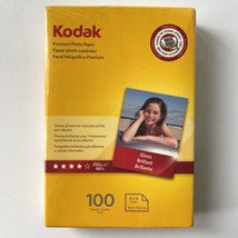 Kodak Premium Photo Paper Glossy 4x6 Inches 100 Sheets Pack New Sealed - $14.95