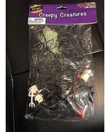 50 Pcs Halloween Creepy Creatures Spiders, Skeletons, Witches, Ghosts &amp; ... - £9.09 GBP