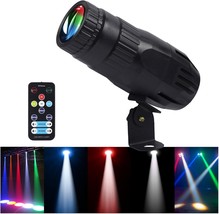 Pinspot Light With Remote 4 In 1 Stage Spotlight: 15W Rgbw Led Beam Mirror Disco - $44.92