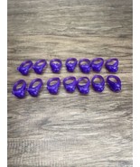 Lot Of 14 Disney Winnie The Pooh Purple Plastic Rings KG JD - $6.93