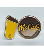 Mcdonalds McCafe &amp; Coffee 2019 Lapel Pin Button Lot Collectible - €5,13 EUR