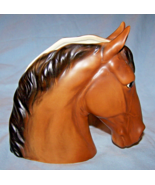 Lovely Vintage Lefton Brown Horse Head Vase-6 inches tall at Ears - $31.72 CAD