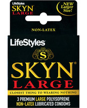 Lifestyles Skyn Large Non-latex - Box Of 3 - $15.99+