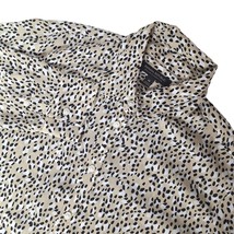 Banana Republic Women&#39;s Dillon Classic Fit Button Up Shirt Medium Leopard Print - £23.26 GBP