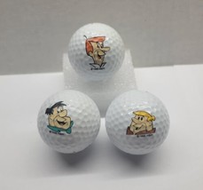 Hanna Barbera Universal Florida Fred Flintstone Barney George Jetson Golf Balls - £39.75 GBP