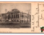 Publici Biblioteca Costruzione Lincoln Nebraska Ne 1905 Udb Cartolina V16 - $4.04