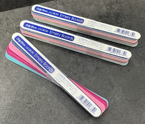 (3) Sally Hansen La Crosse Emery Boards Nail File 8pk - $17.82
