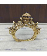 VeronuiQ Trends-Traditional Gold Plated Polki Bangles - $270.54 CAD