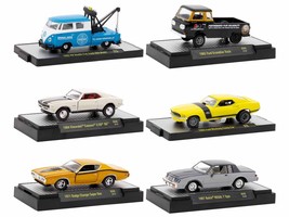 Auto-Thentics 6 piece Set Release 86 IN DISPLAY CASES Limited Edition 1/64 Dieca - £56.33 GBP