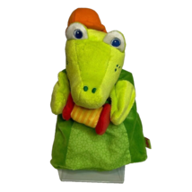 Haba Plush Hand Puppet Crocodile Alligator Squeaky Accordion Toy Doll - $15.33