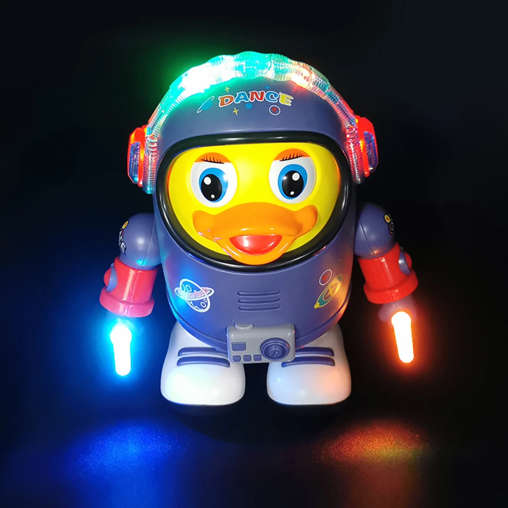 Electric Dancing Space Duck Smooth with Music Light Early Education Duck Toys - £7.66 GBP+