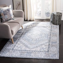 SAFAVIEH Saffron Collection 3&#39; x 5&#39; Grey/Ivory SFN550F Handmade Boho Chic Distre - $74.99