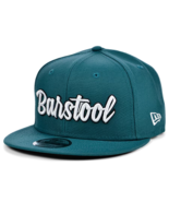 Barstool Sports New Era 9FIFTY Adjustable Green & White Snapback Flat Bill Hat - £19.06 GBP