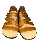 Clarks LaurieAnn Holly Tan Leather Women&#39;s 12N Sandals 12 Narrow - $933.49 MXN