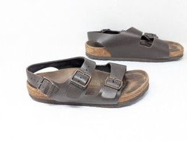 Birkenstock Milano Sandals Womens 36 / 5 / 5.5 US Leather Double Strap S... - $39.59