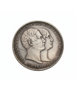 Medaglia d&#39;arte commemorativa del 1846 Württemberg restrizione - Re... - $243.23 MXN