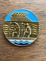 USSR Soviet Rowing Olympic badge 1980 Olympic Games - $224.64 MXN